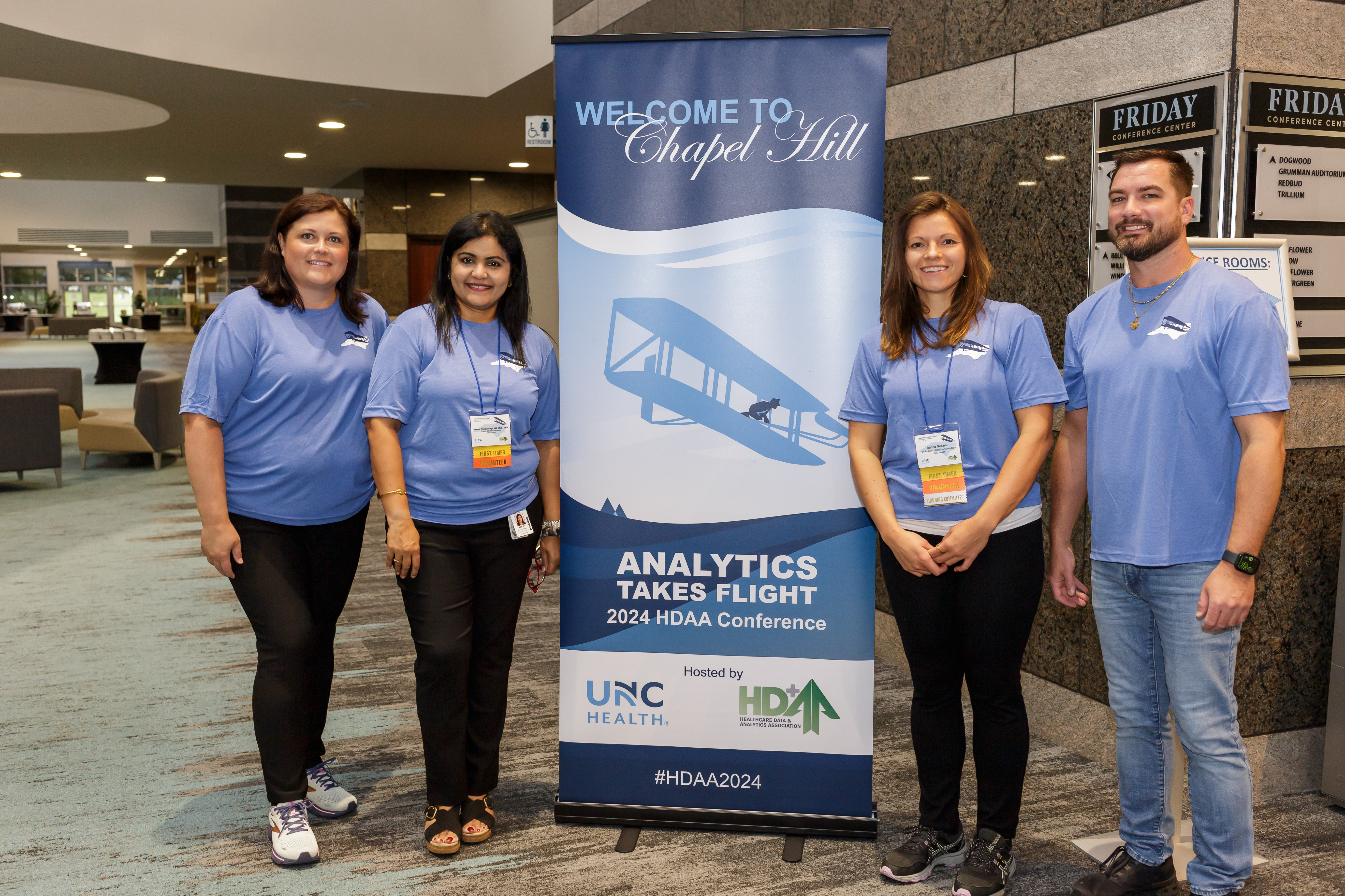 Allyson, Reema, Rufina and Dustin - UNC Health's fantastic support team